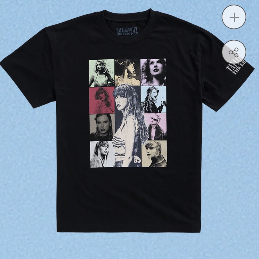 Taylor Swift Concert shirt with concert dates on the back